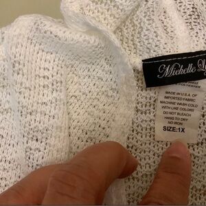 Michelle White Knit Top